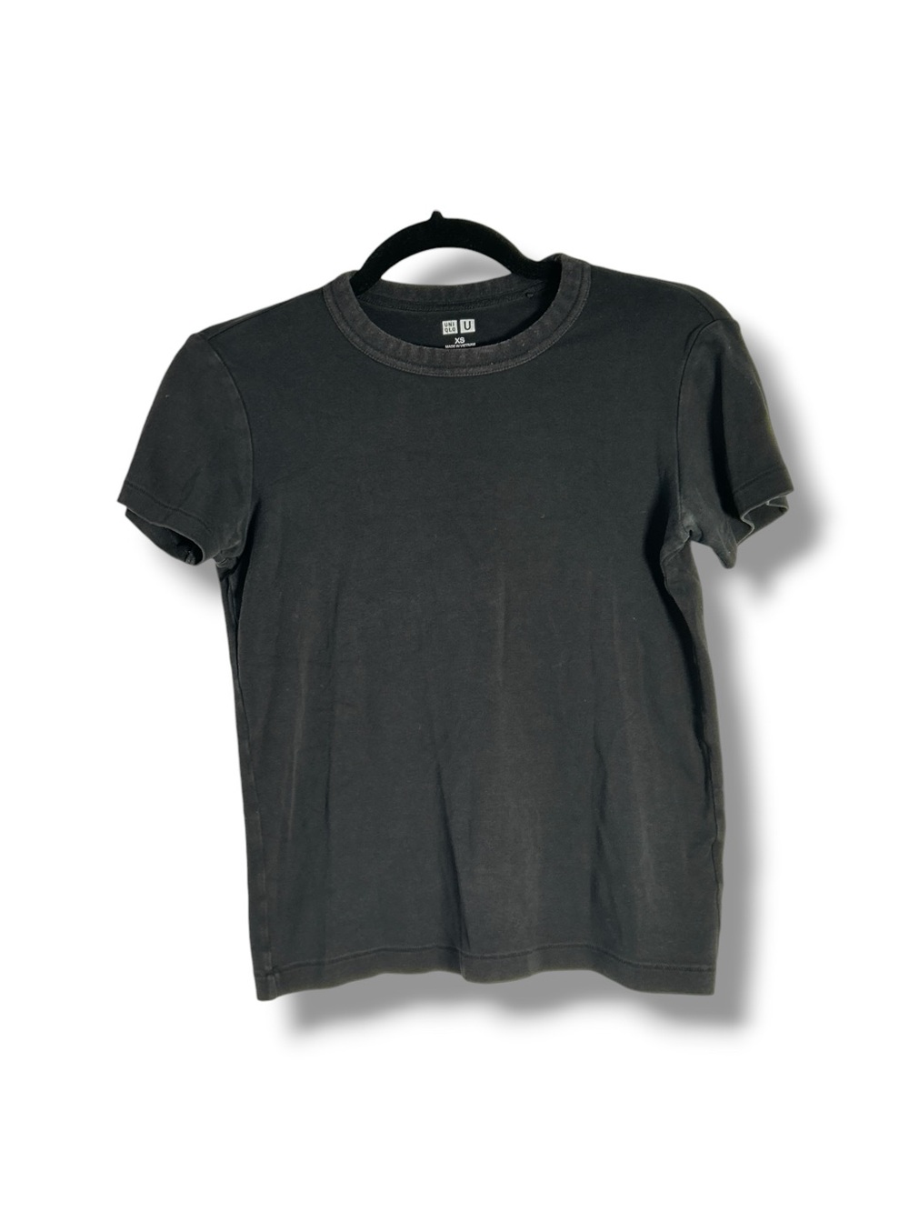 Uniqlo Classic Black Minimalist Tshirt Size XS - “Agatha”